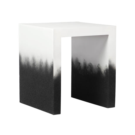 Matra Black and White End Table by TOV Furniture at Eve Furniture