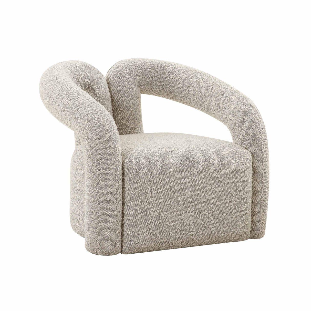 Jenn Speckled Boucle Accent Chair by TOV Furniture at Eve Furniture