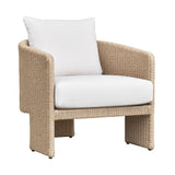 Alexa Rattan Performance Fabric Outdoor Armchair by TOV Furniture at Eve Furniture