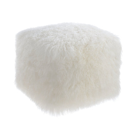 Tibetan Sheep Pouf by TOV Furniture at Eve Furniture