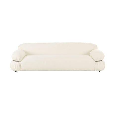 Leyla Cream Boucle Sofa by TOV Furniture at Eve Furniture