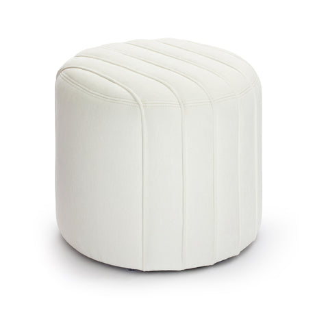 Pouch Chenille Ottoman by TOV Furniture at Eve Furniture