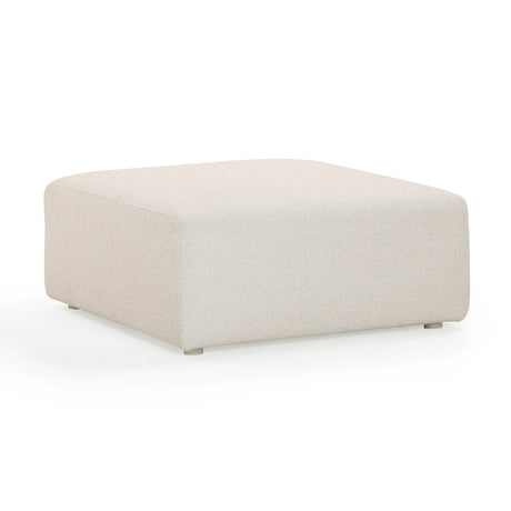 Hangover Cream Outdoor Ottoman by TOV Furniture at Eve Furniture