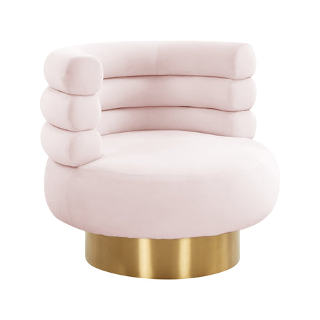 Naomi Velvet Swivel Chair by TOV Furniture at Eve Furniture