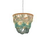 Jade Beaded Chandelier by TOV Furniture at Eve Furniture