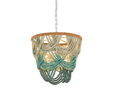 Jade Beaded Chandelier by TOV Furniture at Eve Furniture