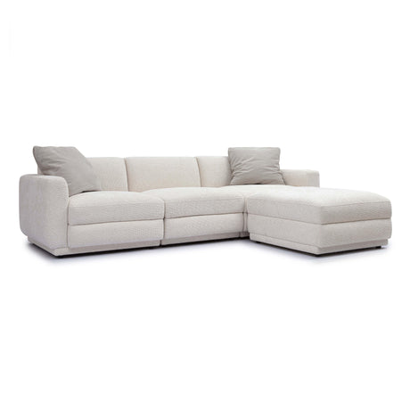 Perry Cream Chenille Modular Sectional by TOV Furniture at Eve Furniture