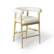 Spara Performance Boucle Counter Stool by TOV Furniture at Eve Furniture