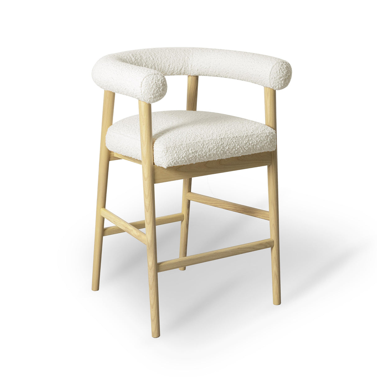 Spara Performance Boucle Counter Stool by TOV Furniture at Eve Furniture