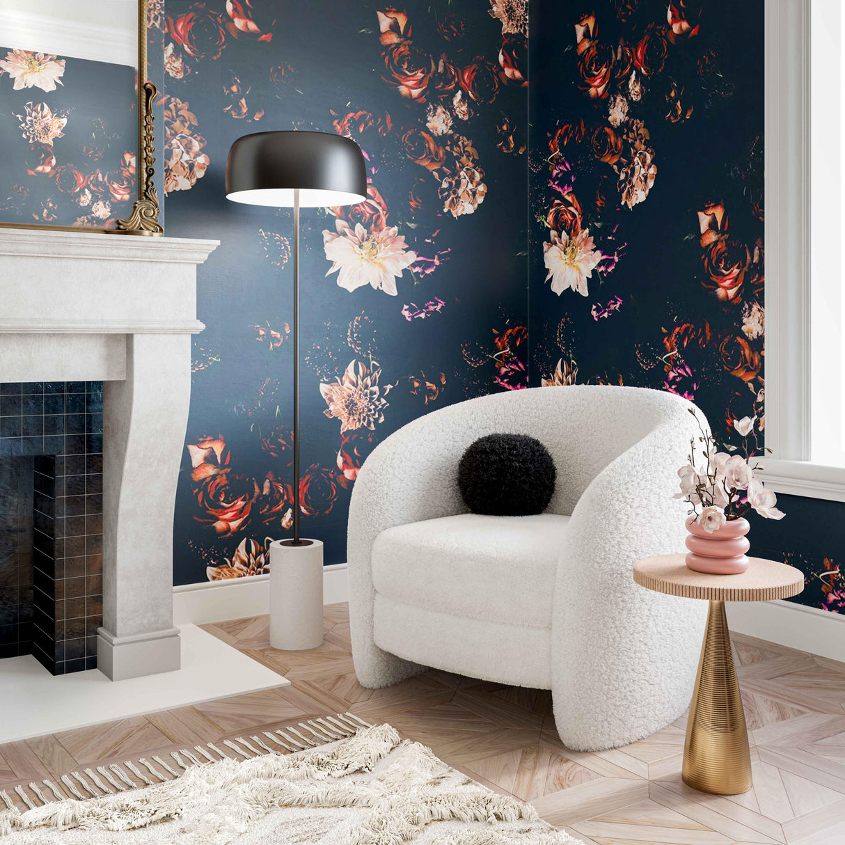 Dakota Faux Shearling Armchair by TOV Furniture at Eve Furniture