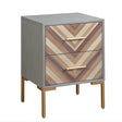 Quinn Grey Side Table by TOV Furniture at Eve Furniture
