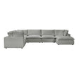 Cali Performance Fabric Modular 7-Piece Large Chaise Sectional by TOV Furniture at Eve Furniture