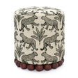 Dex Leopard Jacquard Ottoman by TOV Furniture at Eve Furniture