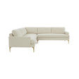 Serena Velvet L-Sectional by TOV Furniture at Eve Furniture