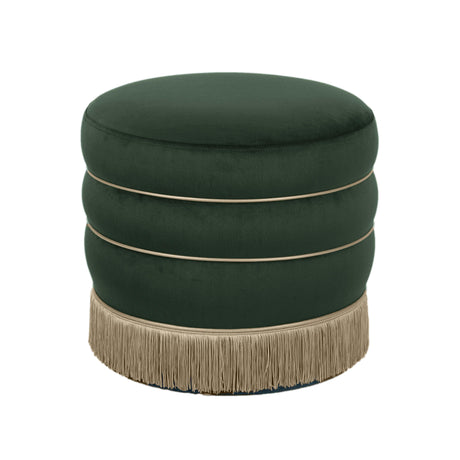 Lakka Velvet Ottoman by TOV Furniture at Eve Furniture