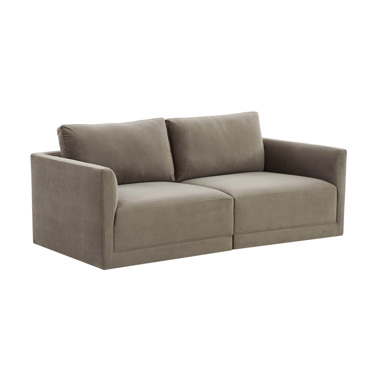 Willow Velvet Modular Loveseat by TOV Furniture at Eve Furniture
