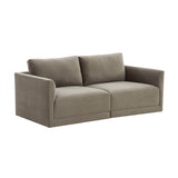 Willow Velvet Modular Loveseat by TOV Furniture at Eve Furniture