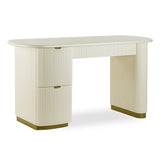 Francesca 3-Drawer Desk by TOV Furniture at Eve Furniture