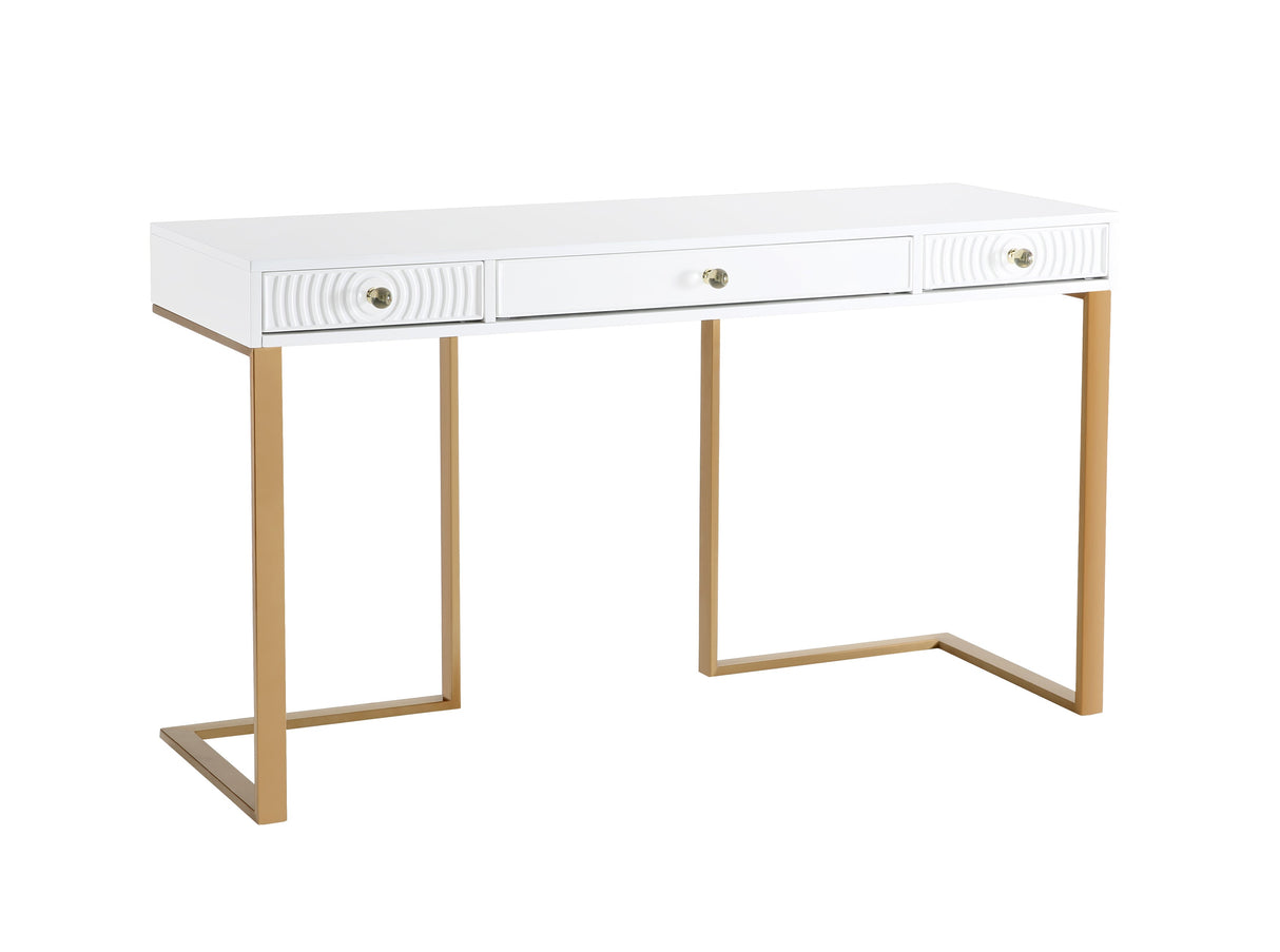Janie Lacquer Desk by TOV Furniture at Eve Furniture