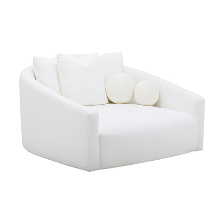 Hanim Cream Linen Daybed by TOV Furniture at Eve Furniture
