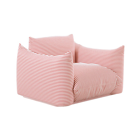 Saint Tropez Striped Stuffed Indoor / Outdoor Armchair by TOV Furniture at Eve Furniture