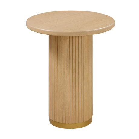 Chelsea Oak Wood Entry Table by TOV Furniture at Eve Furniture