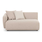 Sylvie Cream Boucle Arm 2-Seater Loveseat by TOV Furniture at Eve Furniture