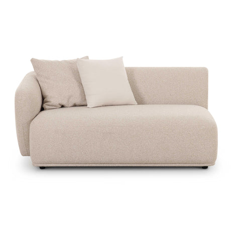 Sylvie Cream Boucle Arm 2-Seater Loveseat by TOV Furniture at Eve Furniture