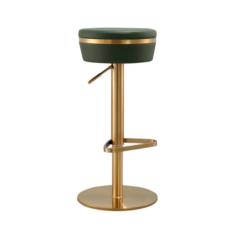 Astro Performance Vegan Leather Adjustable Stool by TOV Furniture at Eve Furniture