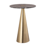 Addyson Marble Side Table by TOV Furniture at Eve Furniture