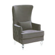 Aubree Velvet Chair with Acrylic Legs by TOV Furniture at Eve Furniture