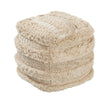 Yorba Cotton Pouf by TOV Furniture at Eve Furniture