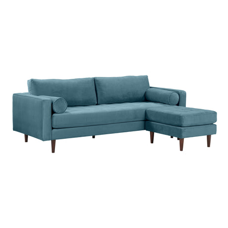 Cave Velvet Sectional by TOV Furniture at Eve Furniture