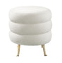 Ladder Velvet Ottoman by TOV Furniture at Eve Furniture