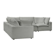 Cali Performance Fabric Modular 5-Piece L-Sectional by TOV Furniture at Eve Furniture