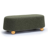 Jaine Loose Mohair Large Ottoman by TOV Furniture at Eve Furniture