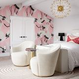 Skyla Cream Boucle Swivel Chair by TOV Furniture at Eve Furniture