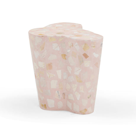 Slab Terrazzo Indoor/Outdoor Side Table by TOV Furniture at Eve Furniture