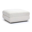 Perry Cream Chenille Modular Ottoman by TOV Furniture at Eve Furniture