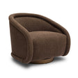 Rory Boucle Swivel Chair by TOV Furniture at Eve Furniture