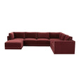 Willow Velvet Modular Large Chaise Sectional by TOV Furniture at Eve Furniture