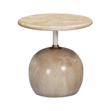 Mire Rose Faux Marble Side Table by TOV Furniture at Eve Furniture
