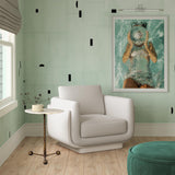 Rhonnie Cream Monotone Armchair by TOV Furniture at Eve Furniture