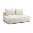 Hangover Heavy Textured Fabric Modular Loveseat by TOV Furniture at Eve Furniture