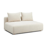 Hangover Heavy Textured Fabric Modular Loveseat by TOV Furniture at Eve Furniture