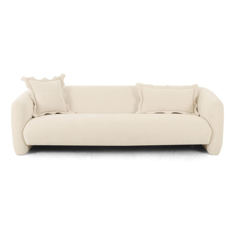 Lou Sandstone Textured Fabric Sofa by TOV Furniture at Eve Furniture