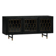 Gatsby Black Acacia Wood 66" Buffet by TOV Furniture at Eve Furniture