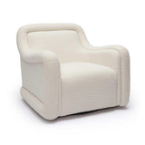 Charli Boucle Swivel Chair by TOV Furniture at Eve Furniture