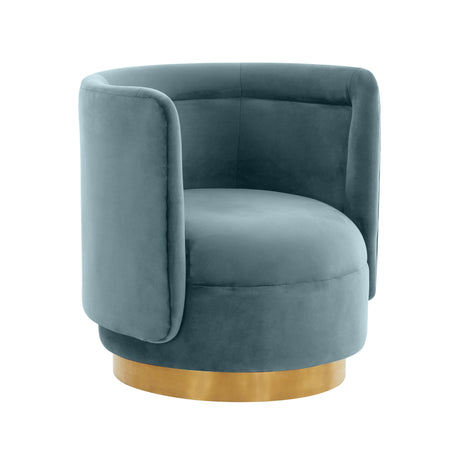 Remy Velvet Swivel Chair by TOV Furniture at Eve Furniture