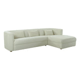 Callie Velvet Sectional by TOV Furniture at Eve Furniture